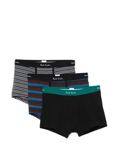 Paul Smith Striped Boxers (set Of Three) In Multi