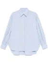 Paul Smith Striped Cotton Shirt In Blue