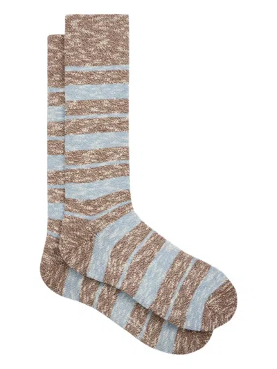 PAUL SMITH STRIPED COTTON SOCKS