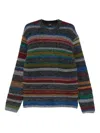 Paul Smith Striped Crew-neck Sweater In Multi