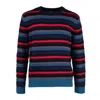 Paul Smith Crew-neck Stripe-pattern Jumper In Multicolor