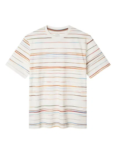PAUL SMITH STRIPED CREWNECK T-SHIRT