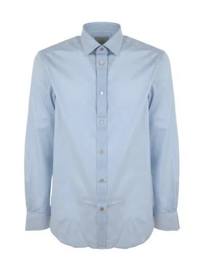 Paul Smith Striped Tailored Shirt In Multi