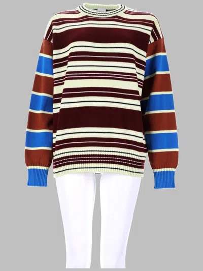 Paul Smith Striped Knit Sweater In Multicolour