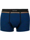 PAUL SMITH STRIPED LOGO BOXERS NAVY