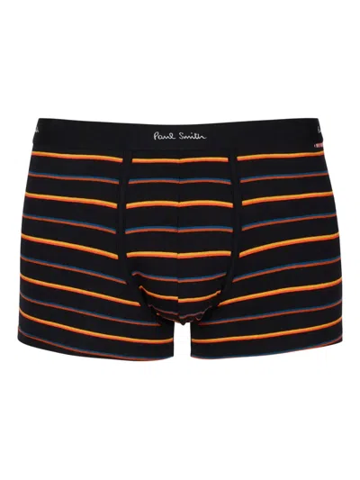 PAUL SMITH STRIPED LOGO-DETAIL BOXER