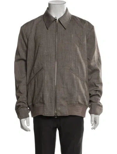 Pre-owned Paul Smith Striped Long Sleeve Shirt In Gray