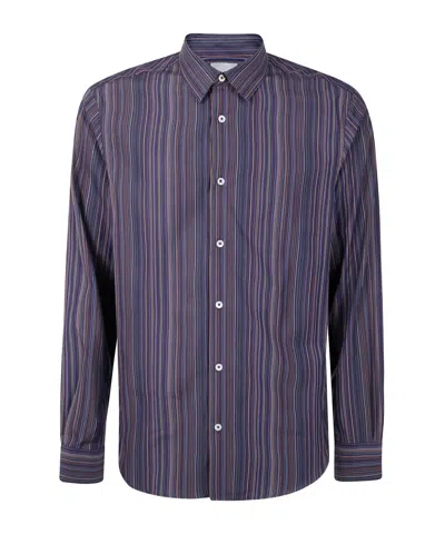 PAUL SMITH STRIPED LONG-SLEEVED SHIRT