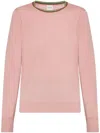 Paul Smith Womens Knitted Sweater Crewneck In Pink