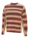 Paul Smith Striped Sweater In Neutral