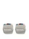 Paul Smith Striped-pattern Cufflinks In Silver