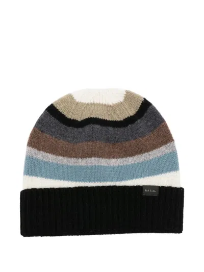 PAUL SMITH STRIPED BEANIE