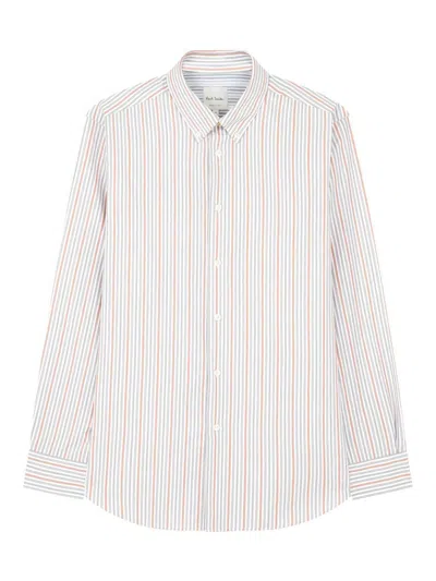 Paul Smith Striped Shirt In White