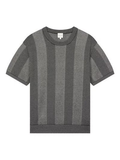 Paul Smith Striped Short-sleeve T-shirt In Black