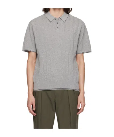 Paul Smith Ps Regular Fit Cotton Polo Shirt In Grey