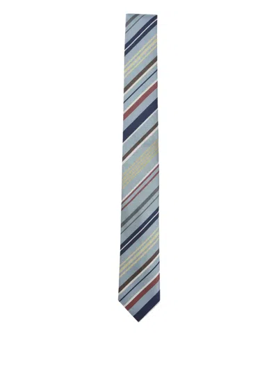 PAUL SMITH STRIPED SILK TIE