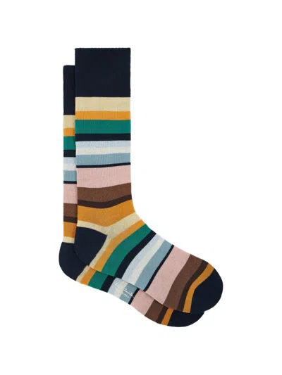 Paul Smith Striped Socks In Multi