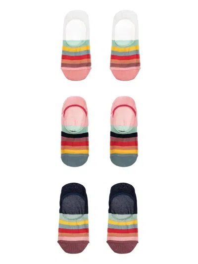 Paul Smith Striped Socks (pack Of Six)