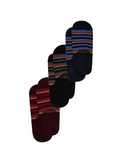 Paul Smith Signature Stripe Loafer Socks In Multi
