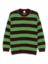 Paul Smith Striped Sweater In Red