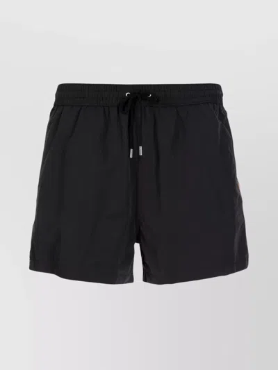PAUL SMITH STRIPED SWIM SHORTS WITH SIDE STRIPE DETAILING