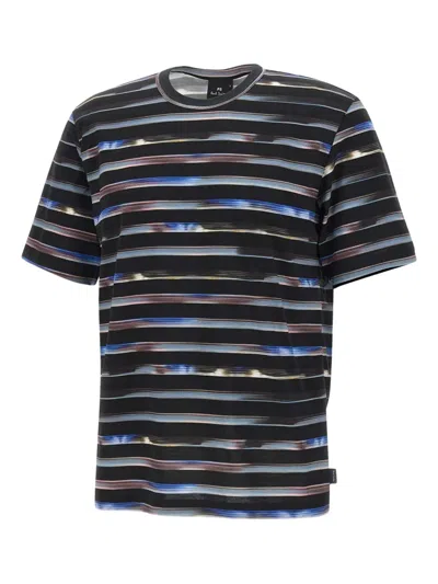 Paul Smith Striped T-shirt In Multi