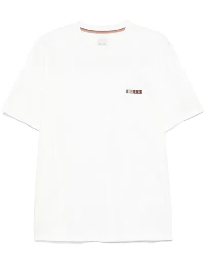 Paul Smith Striped T-shirt In White
