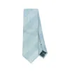 Paul Smith Men Tie 8cm Tonal Stripes Accessories In Blue