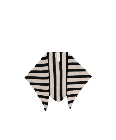 Paul Smith Striped Triangle Scarf In Multi