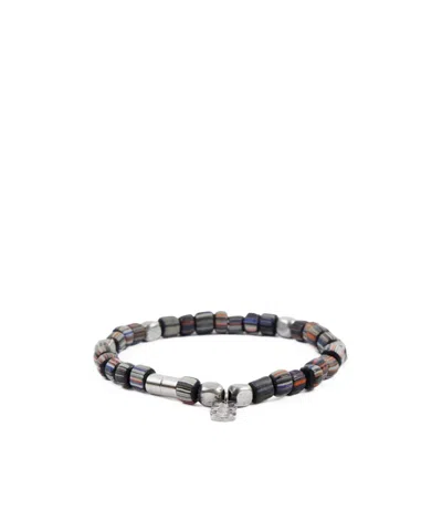 Paul Smith Striped-beads Bracelet In Multi