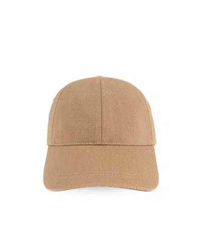 Paul Smith Striped-strap Baseball Cap In Brown