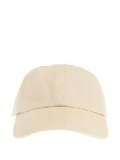 Paul Smith Striped-strap Cap In Brown