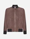 PAUL SMITH SUEDE BOMBER JACKET