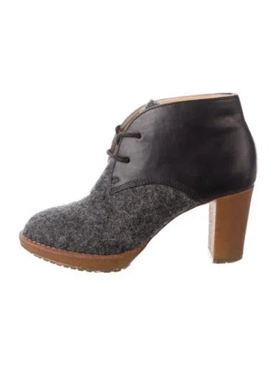 Pre-owned Paul Smith Suede Boots In Black