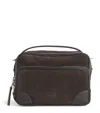 Paul Smith Suede Camera Cross-body Bag In Brown