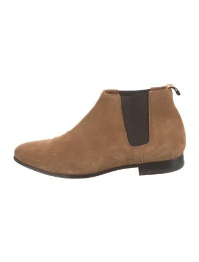 Pre-owned Paul Smith Suede Chelsea Boots In Brown
