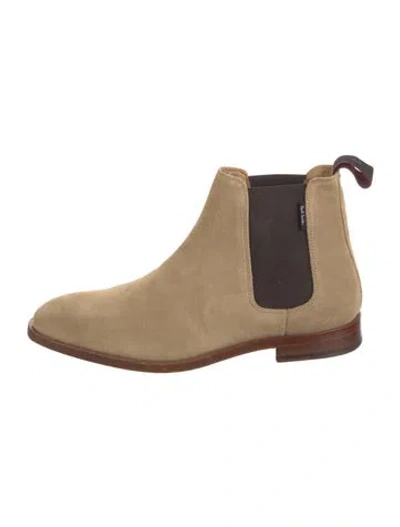Pre-owned Paul Smith Suede Chelsea Boots In Neutrals