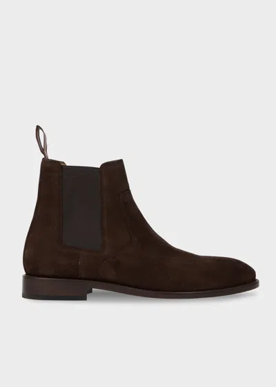 Paul Smith Suede Dark Brown 'lawson' Boots