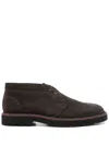 Paul Smith Karr Suede Chukka Boots In Brown