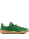 Paul Smith Suede Lace-up Sneakers In Green