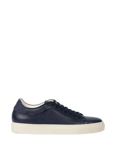 Paul Smith Suede Panel Sneakers In Blue