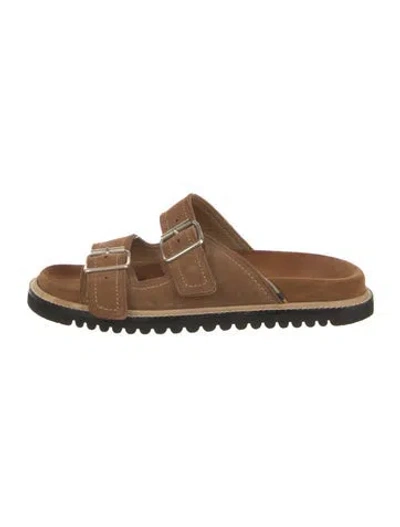 Pre-owned Paul Smith Suede Sandals In Brown