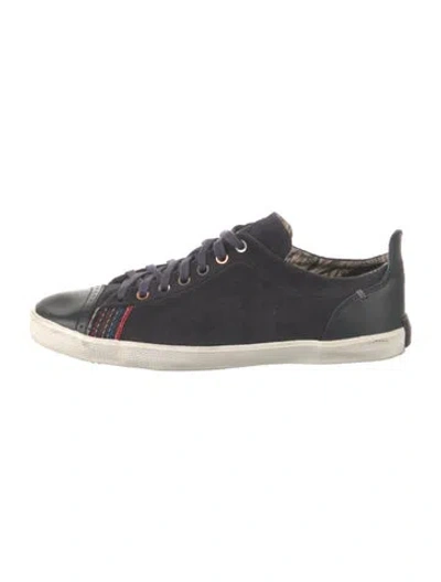 Pre-owned Paul Smith Suede Sneakers In Blue