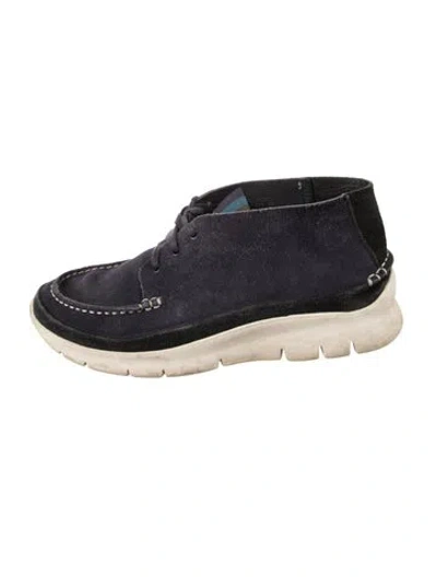 Pre-owned Paul Smith Suede Sneakers In Blue