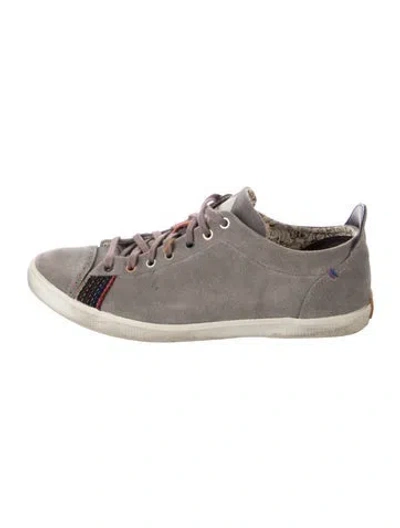 Pre-owned Paul Smith Suede Sneakers In Gray