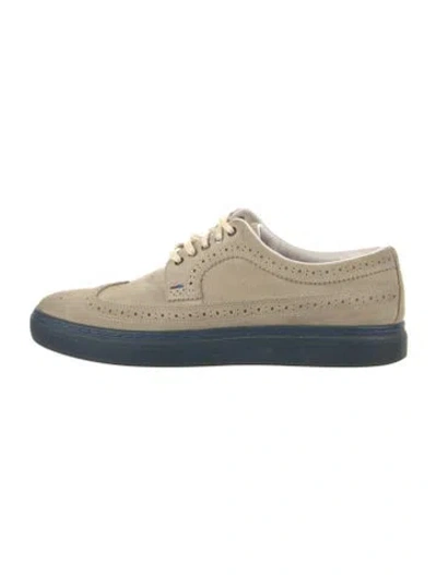 Pre-owned Paul Smith Suede Sneakers In Neutrals