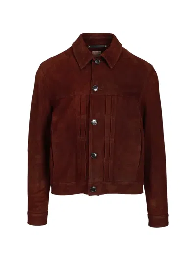 PAUL SMITH SUEDE TRUCKER JACKET