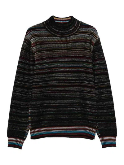PAUL SMITH SUÉTER CON CUELLO ALTO - MULTICOLOR