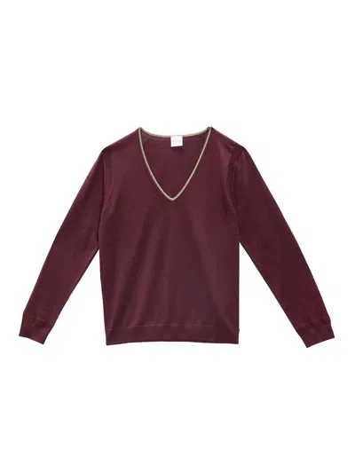 Paul Smith Pullover In Burgundy