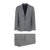 Paul Smith Grey Wool-blend Suit With Tailored Fit In Gray